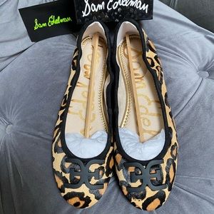 NWT🌻Leopard Sam Edelman Florence Ballet Flats